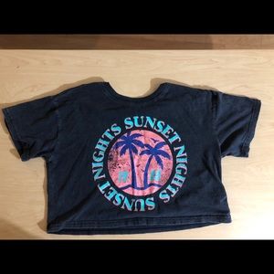 sunset nights t-shirt